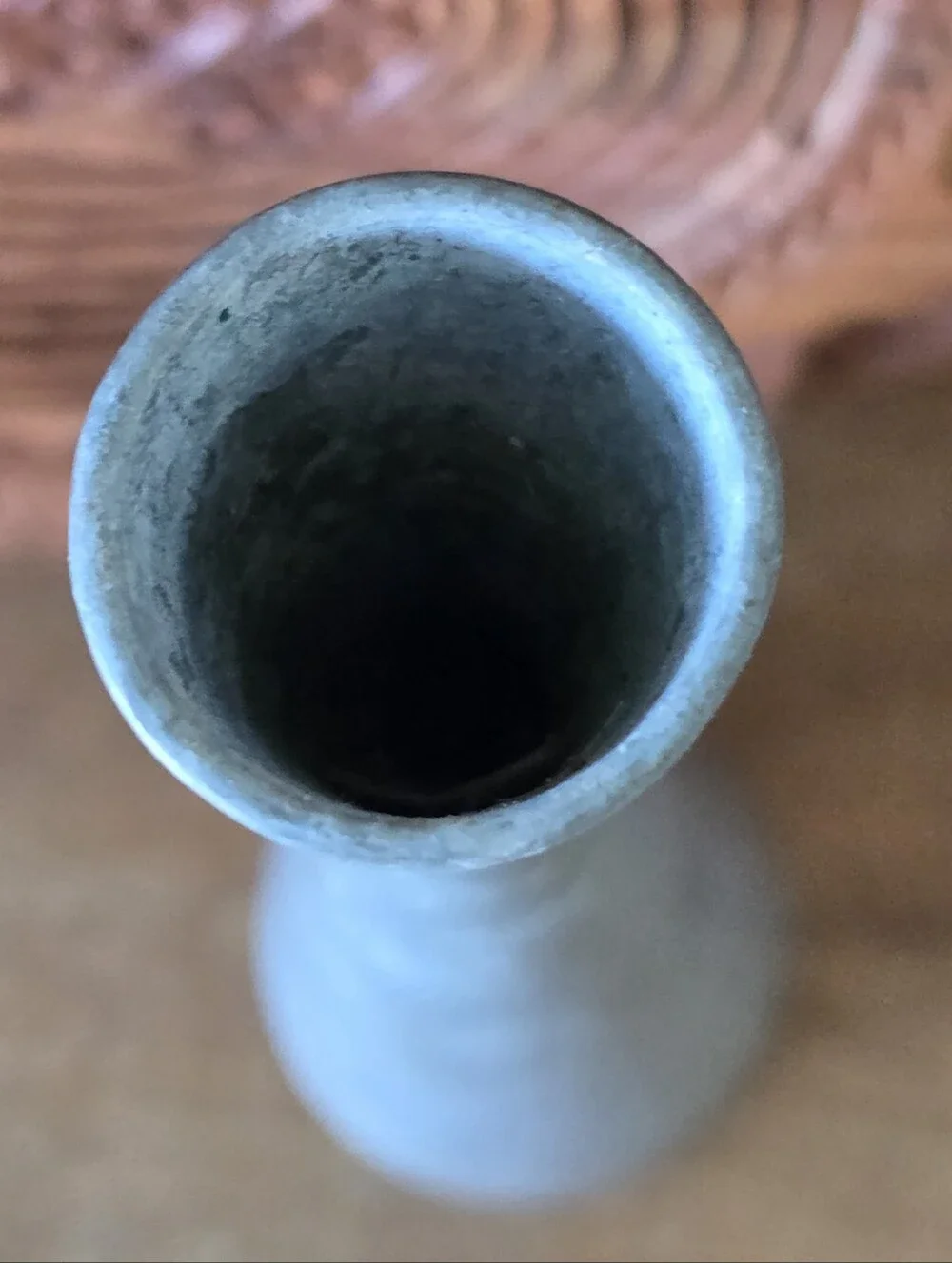Vintage National Pewter Minimalist Bud Vase Brutalist MCM Decor - Picture 8 of 12
